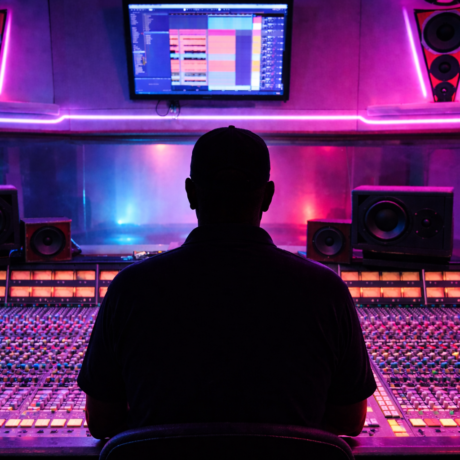 Bobby To https://team33.es/wp-content/uploads/2026/02/Musikproduzent-im-Neonlichtstudio.png